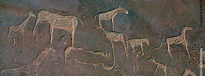 012_RANm.16-San-Late-Stone-Age-Rock-Pictograph#3-Namibia