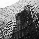 009_ArcUk.2908BW-Lloyd's-Building-reflected-in-Willis-Building-London