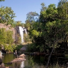 033_TZmN.7772-Ntumbachushi-Falls-&-Man-Hiking-N-Zambia