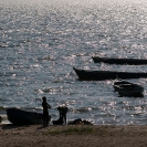 051_TZmN.8150-Lake-Mweru-Boats-&-People-N-Zambia